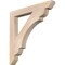 Ekena Millwork Olympic Slat Smooth Bracket, Douglas Fir, 3 1/2"W x 30"D x 30"H BKT04X30X30OLY06SDF - alternate 1
